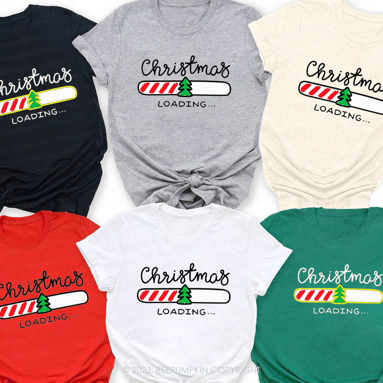 Christmas is Coming Family Matching Shirts Beepumpkin