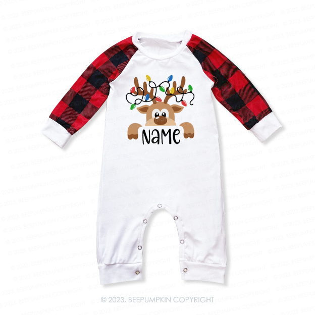 Personalized Cute and Funny Moose Family Matching Pajamas Beepumpkin