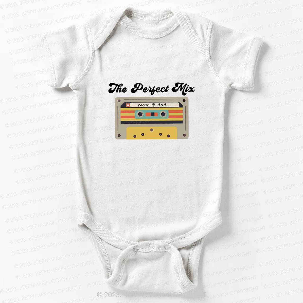 The Perfect Mix Love My Mom & Dad Bodysuit For Baby