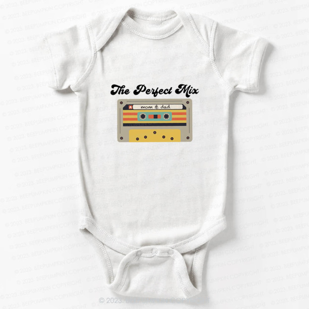 The Perfect Mix Love My Mom & Dad Bodysuit For Baby