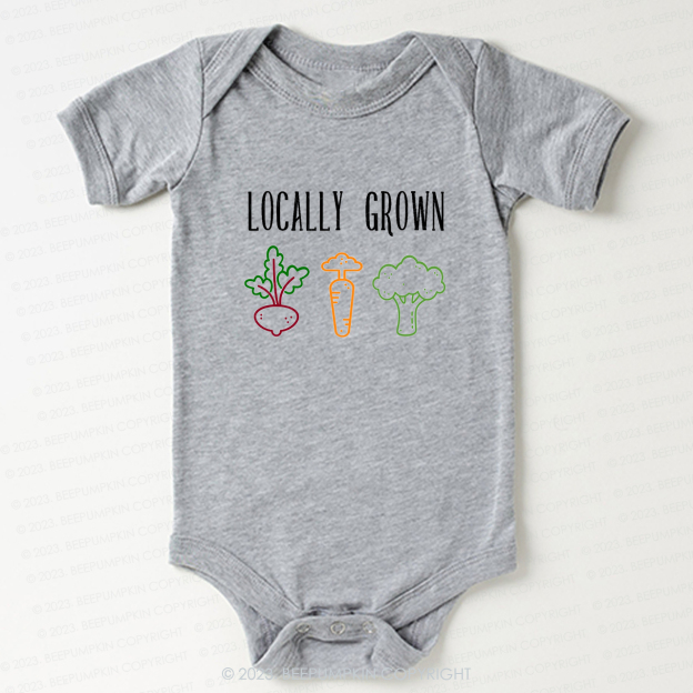 Locally Grown Vegetable Bodysuit For Baby