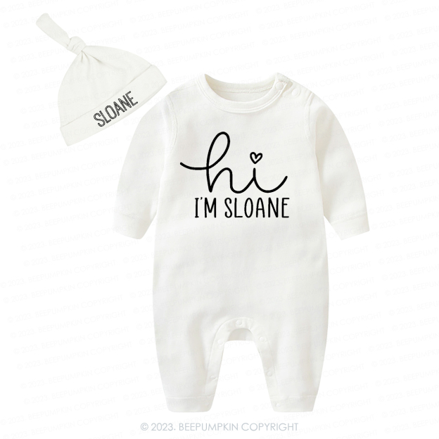 Hi, I'm xxx Personalized Baby Romer Set