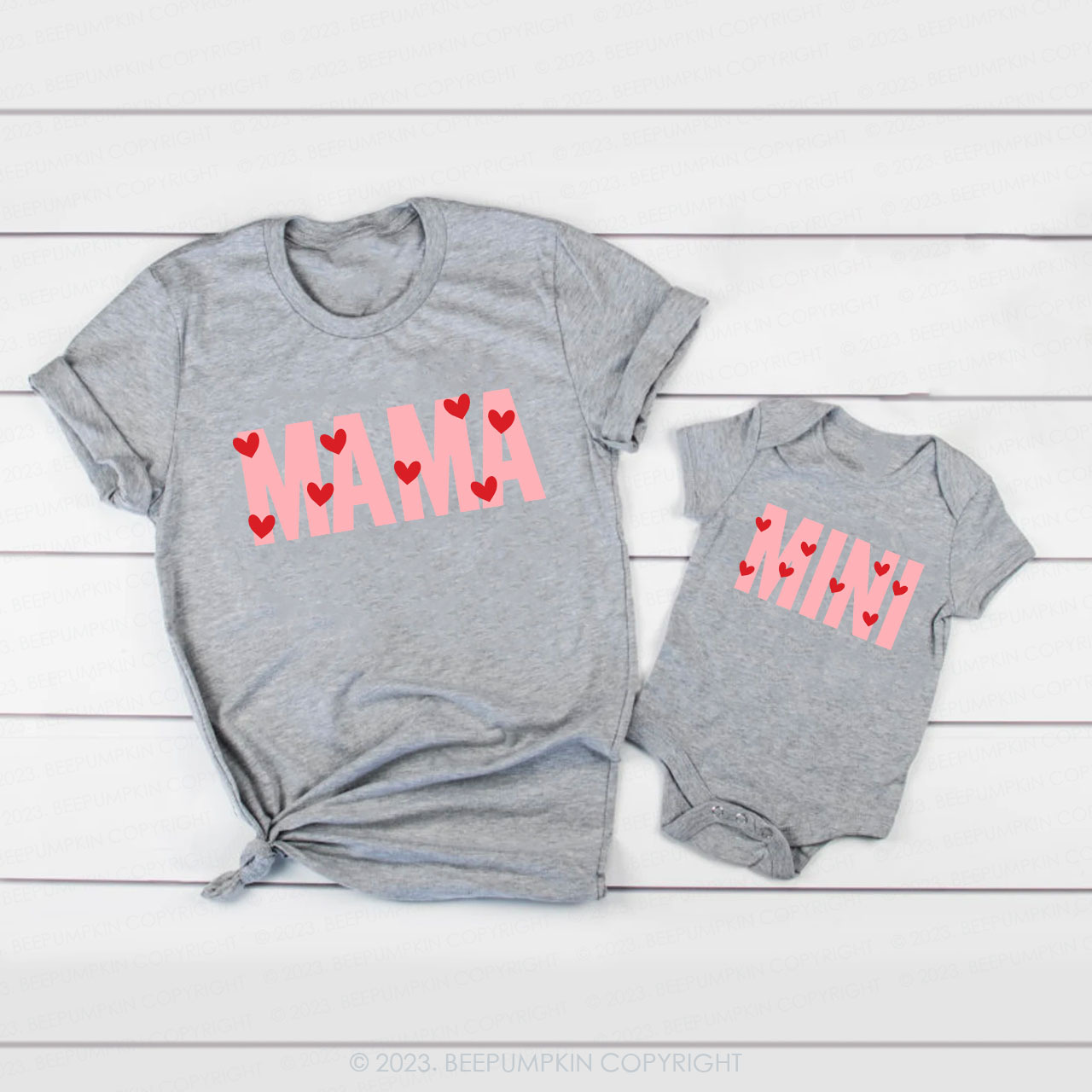 Personalized Love Hearts Valentines Day Shirts For Family