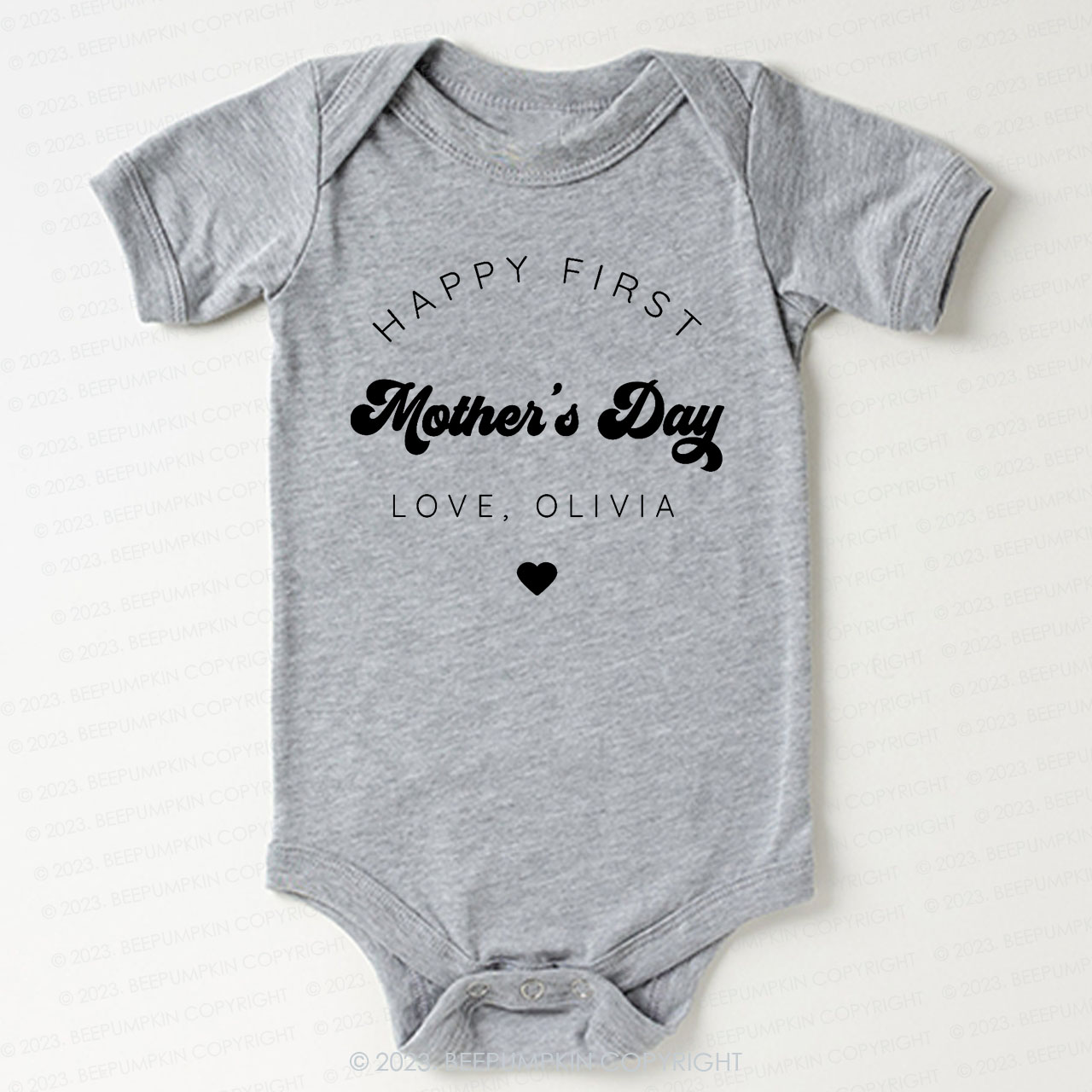 Happy First Mothers Day Bodysuit For Baby