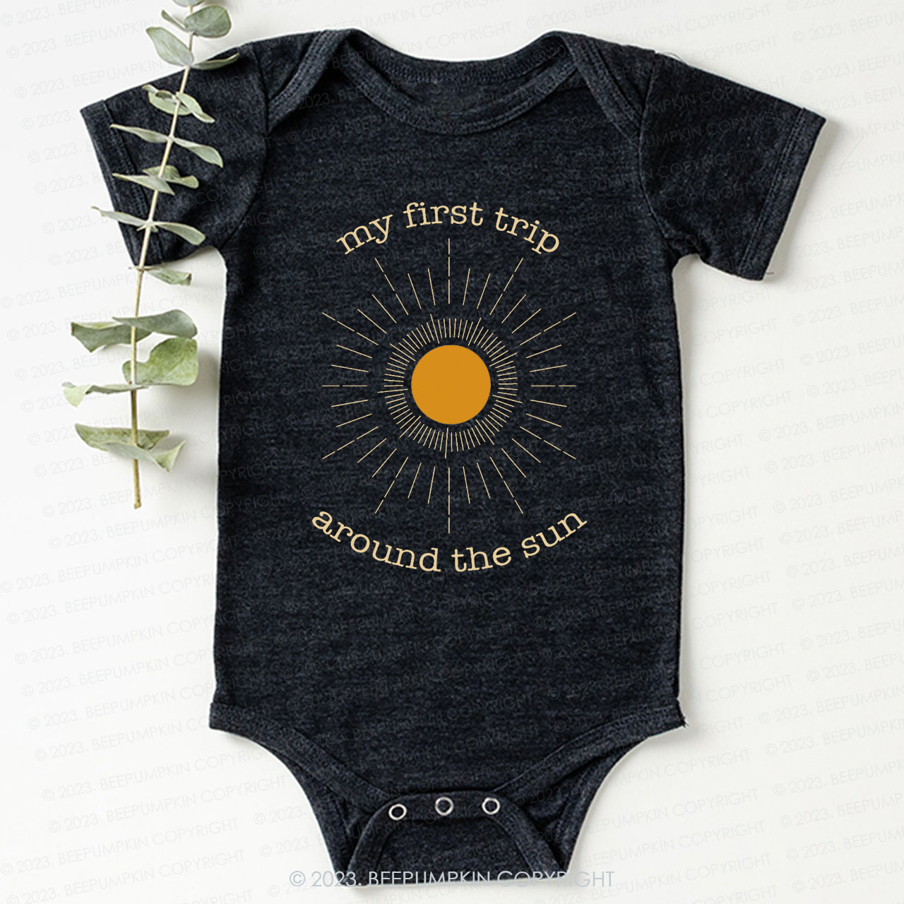 First Trip Around The Sun Bodysuit For Baby