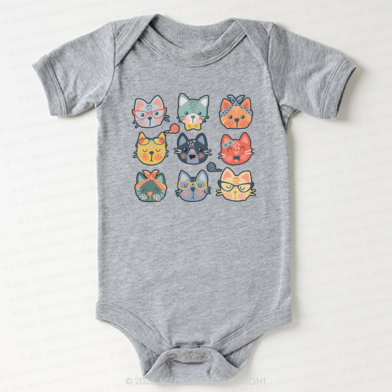 Cute Cat Lover Bodysuit For Baby