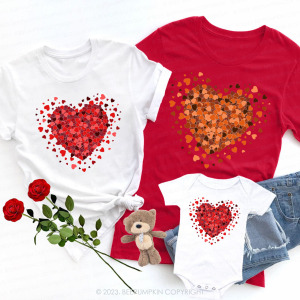 Image of Love Puzzle Matching Valentine's Shirts