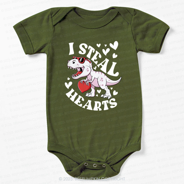 I Steal Hearts Valentine's Day Bodysuit For Baby