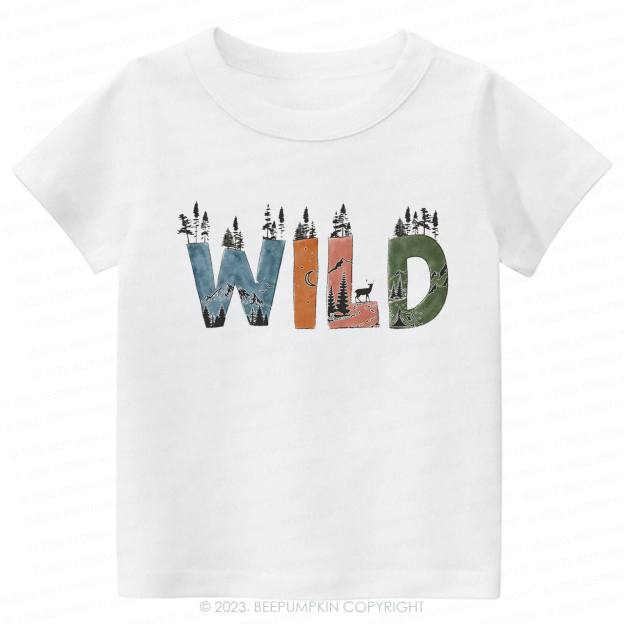Wild Hiking Outdoors Adventure -Toddler Tees
