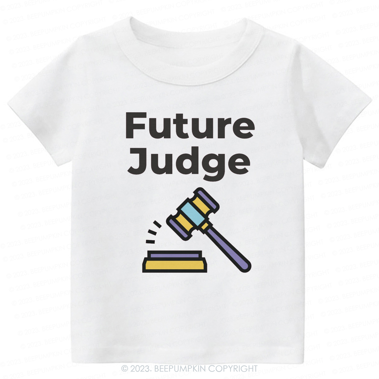 Funny Baby Future Judge  -Toddler Tees