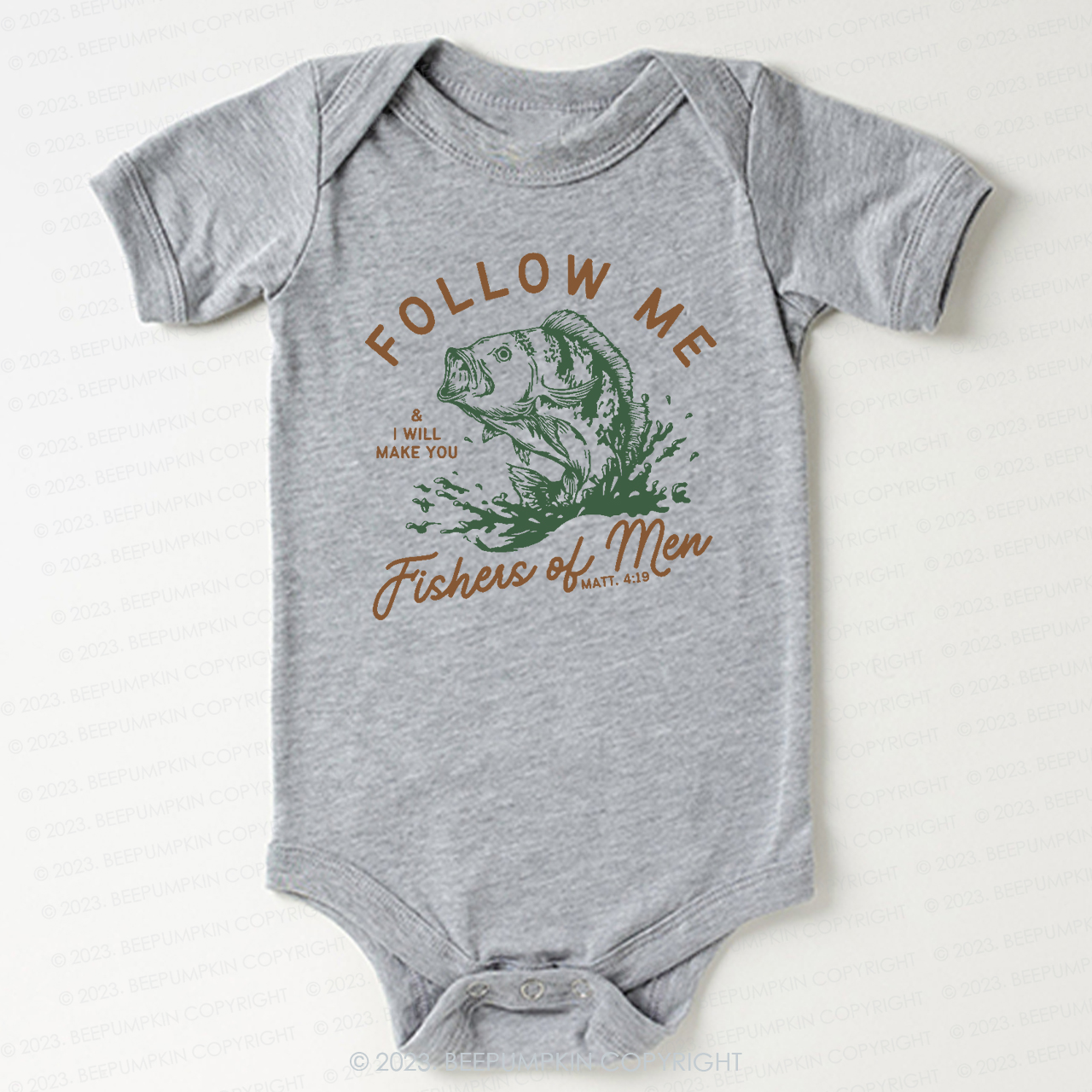 Follow Me Fishers Of Men Bodysuit For Baby