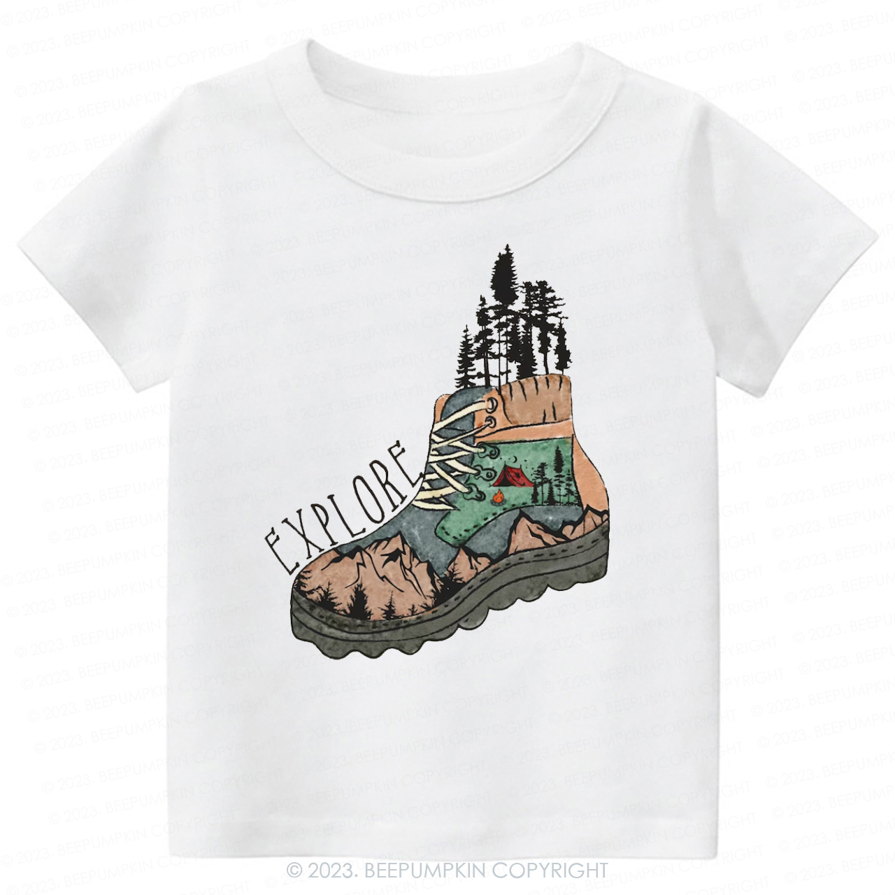  Adventure Explore Hiking Outdoors -Toddler Tees