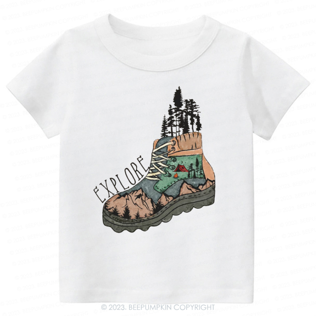  Adventure Explore Hiking Outdoors -Toddler Tees