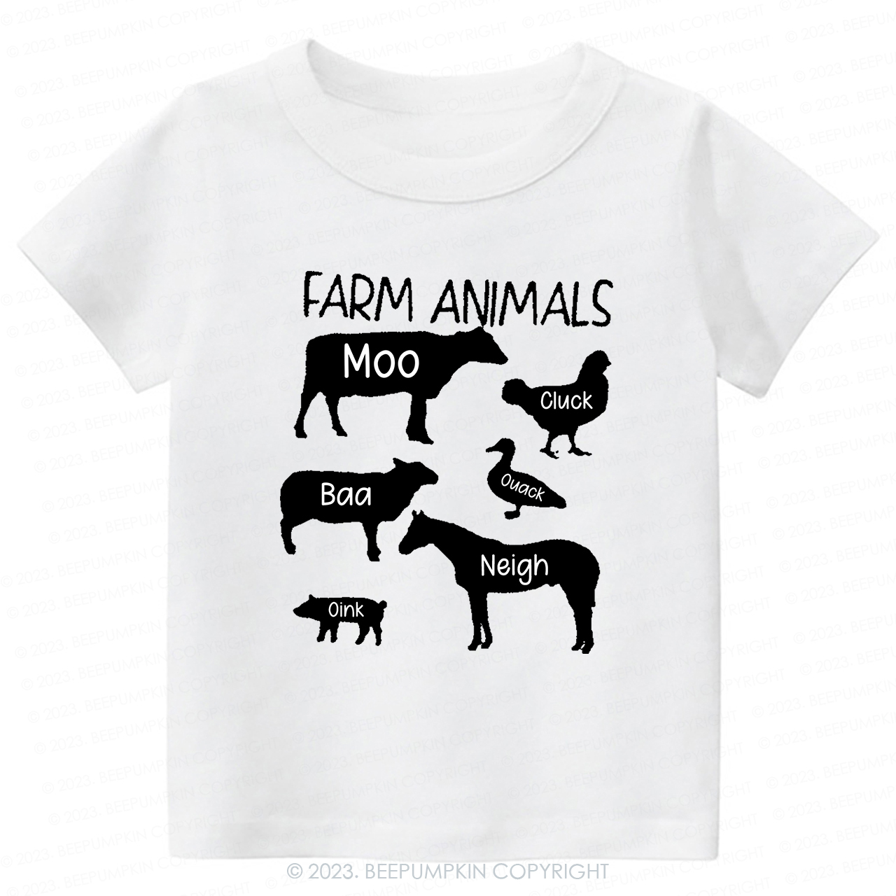 Funny Farm Animal Sounds -Toddler Tees