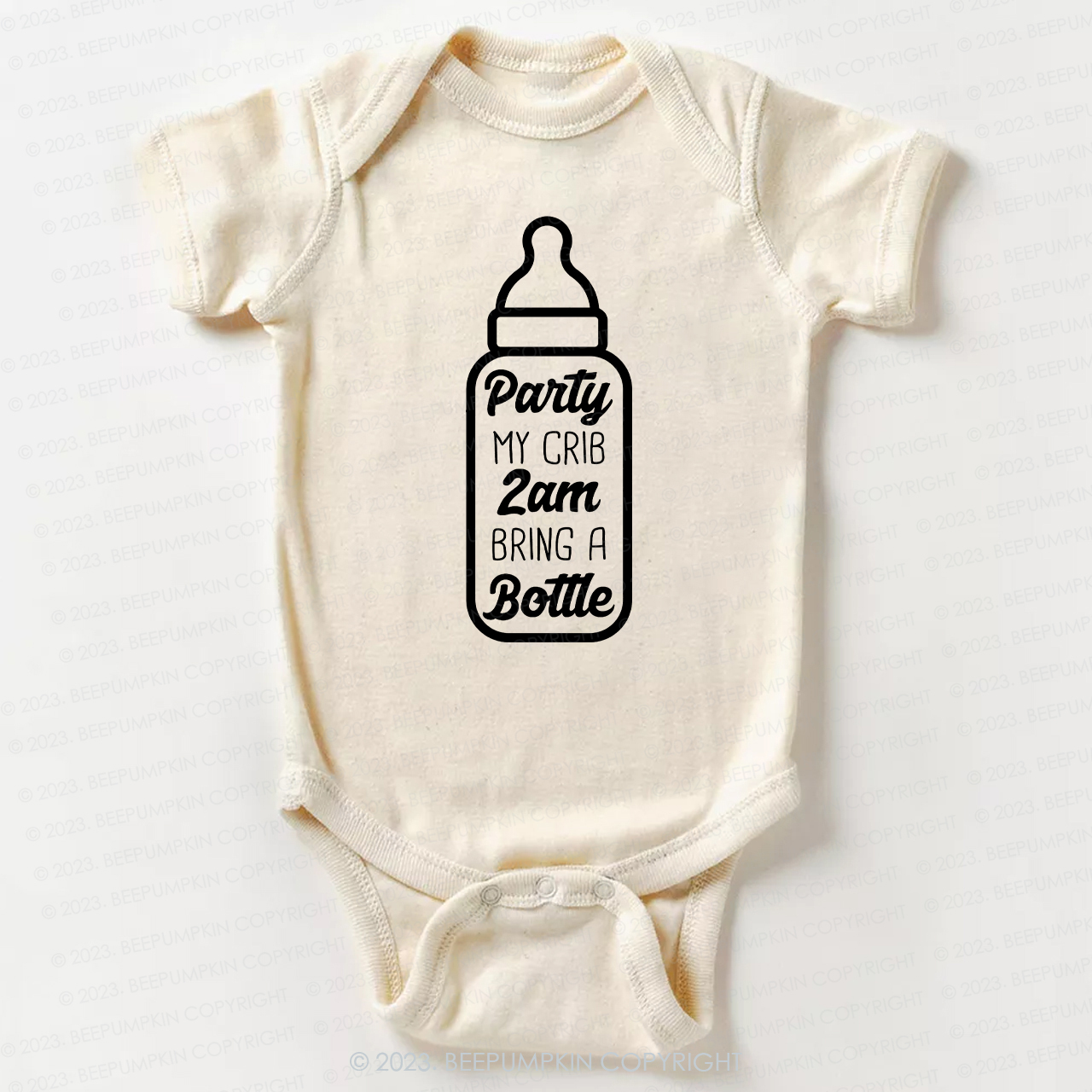 Party My Crib 2am Bring A Bottle Bodysuit For Baby