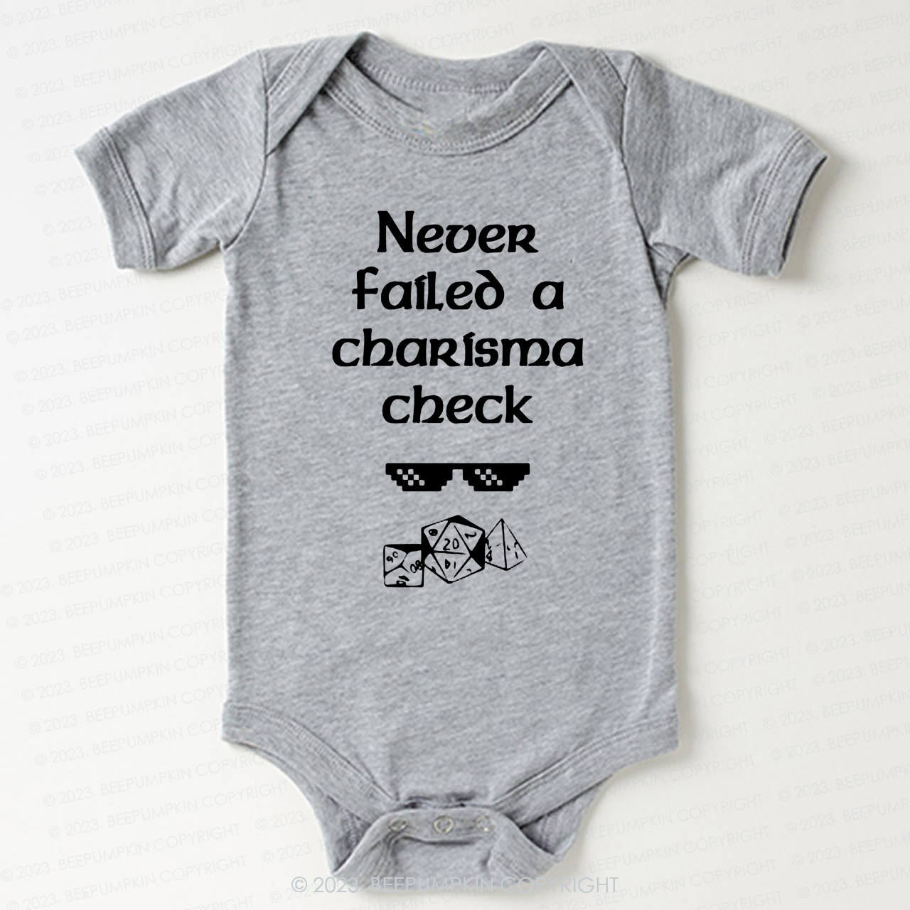 A Charisma check Bodysuit For Baby