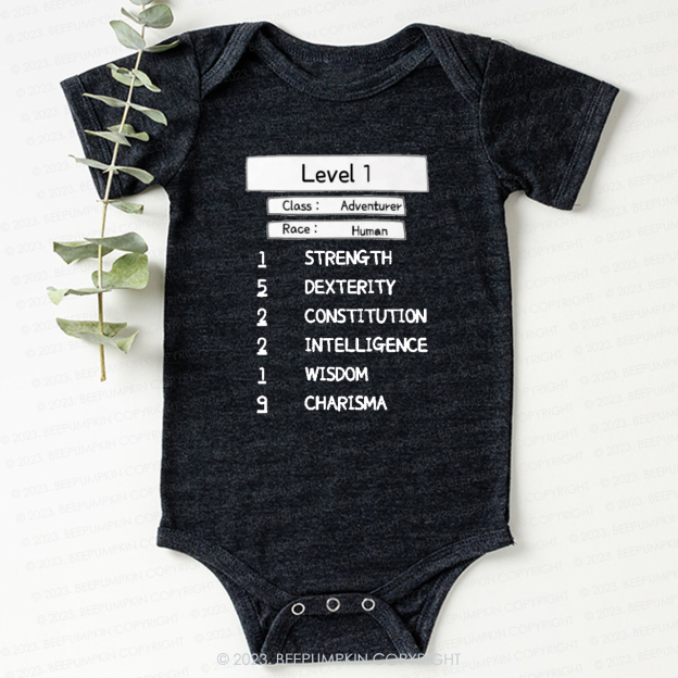 Level 1 Human Adventurer Bodysuit For Baby