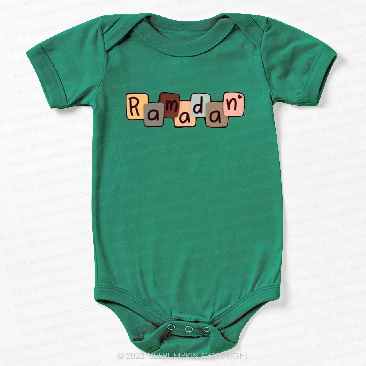 Personalized Name Colorful Letters Bodysuit For Baby