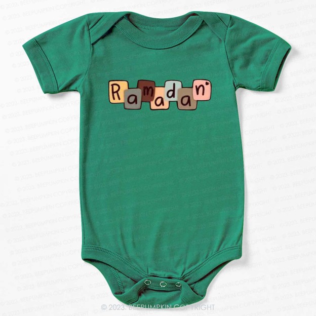 Personalized Name Colorful Letters Bodysuit For Baby