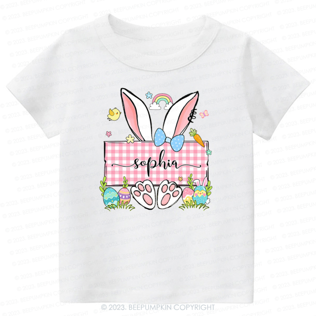 Personalized Name Easter Bunny -Toddler Tees