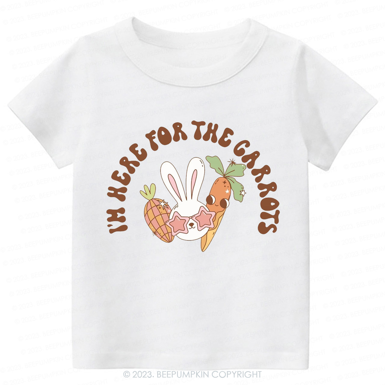 I'm Here For The Carrots Easter Bunny -Toddler Tees