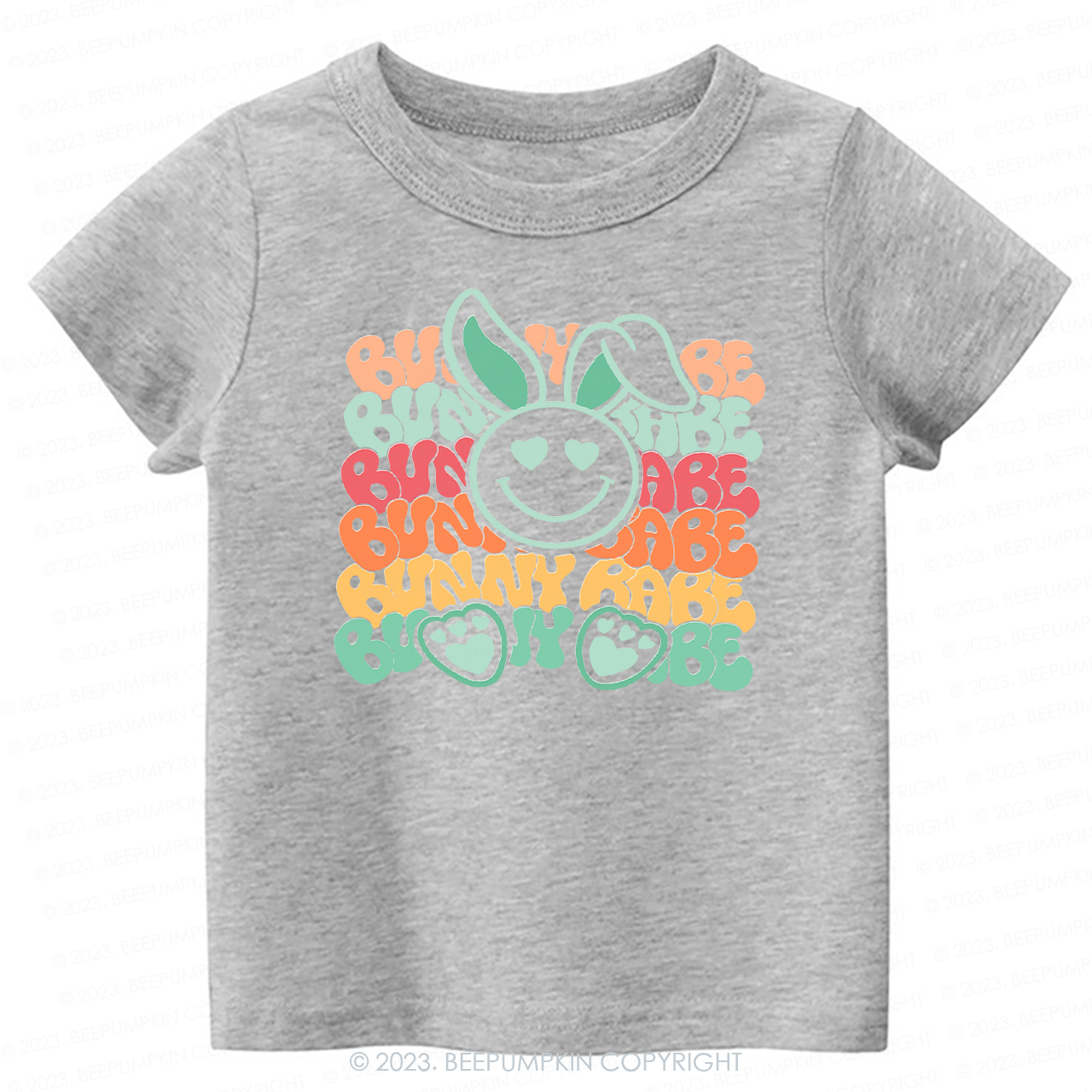 Cute Retro Graphic Bunny Babe -Toddler Tees