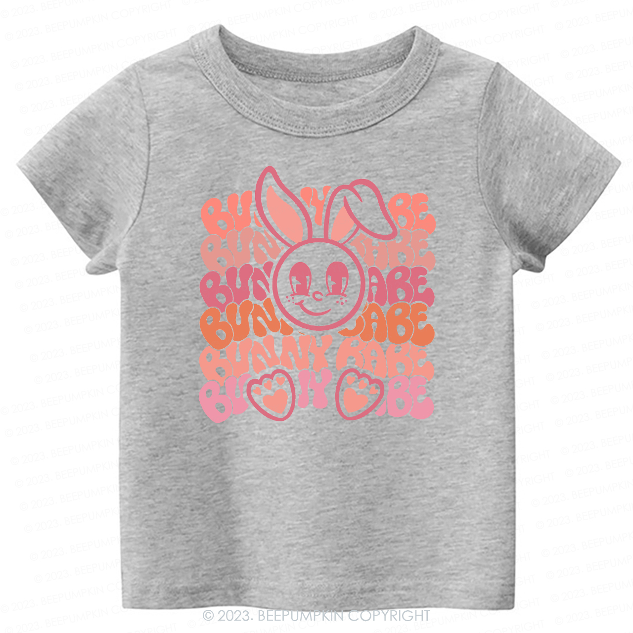Big Eyes Bunny Babe Easter -Toddler Tees