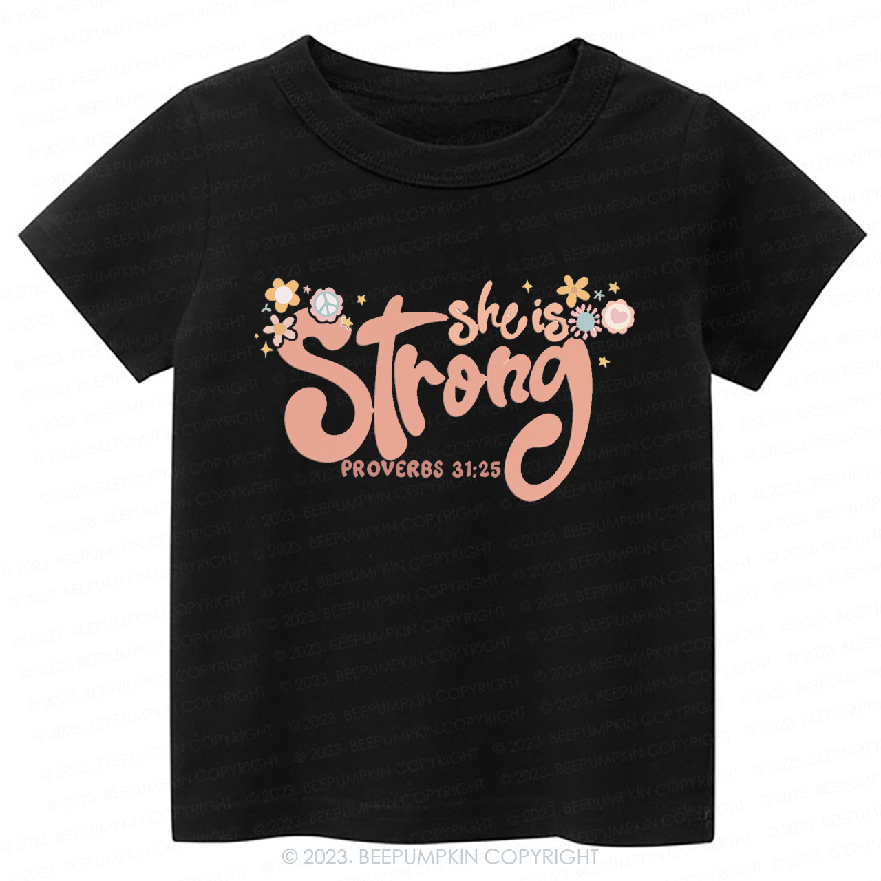She is Strong Proverbs 31:25-Toddler Tees