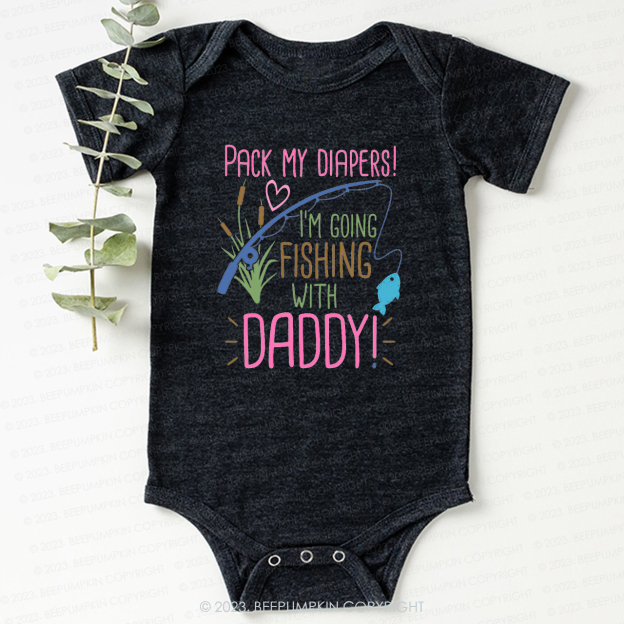 Daddy's Fishing Buddy Bodysuit For Baby