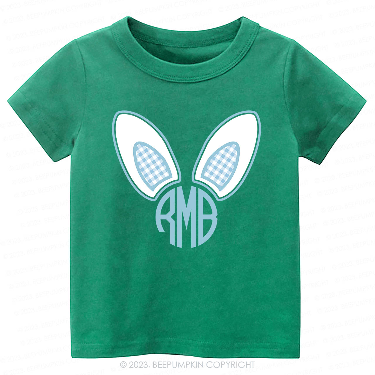 Monogrammed Bunny Easter -Toddler Tees