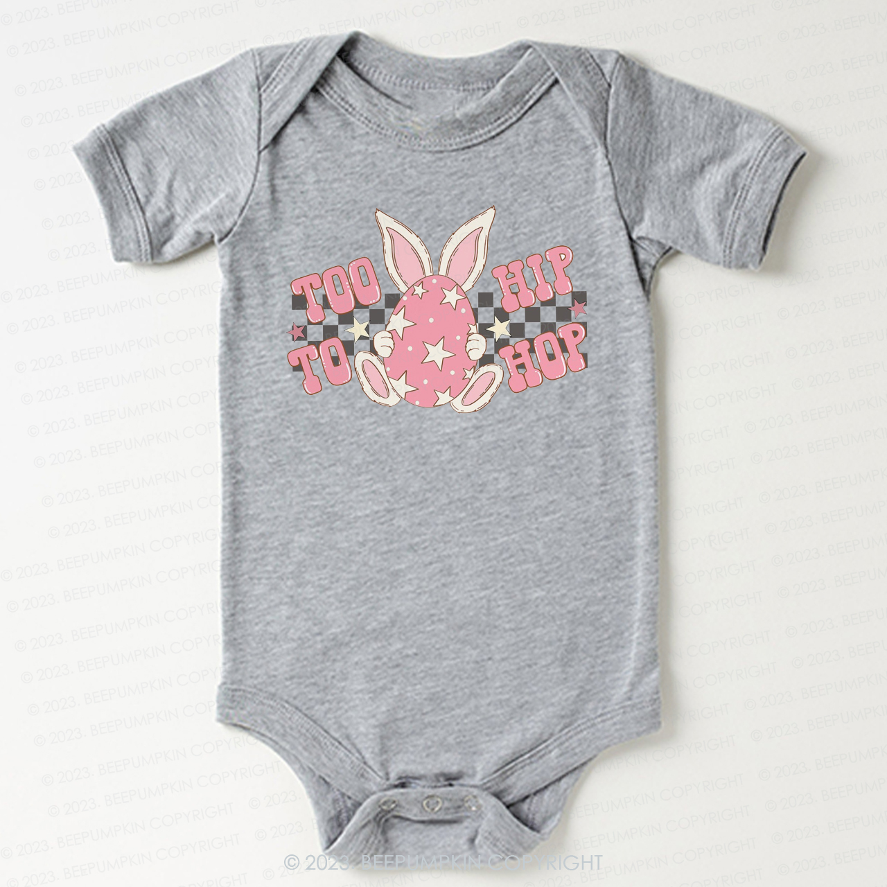 Too Hip To Hop Pink Bodysuit For Baby