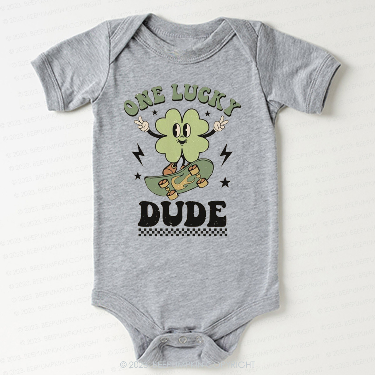 One Lucky Dude St.Patricks Day Bodysuit For Baby