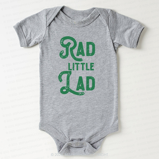 Rad little Lad St.Patricks Day Bodysuit For Baby