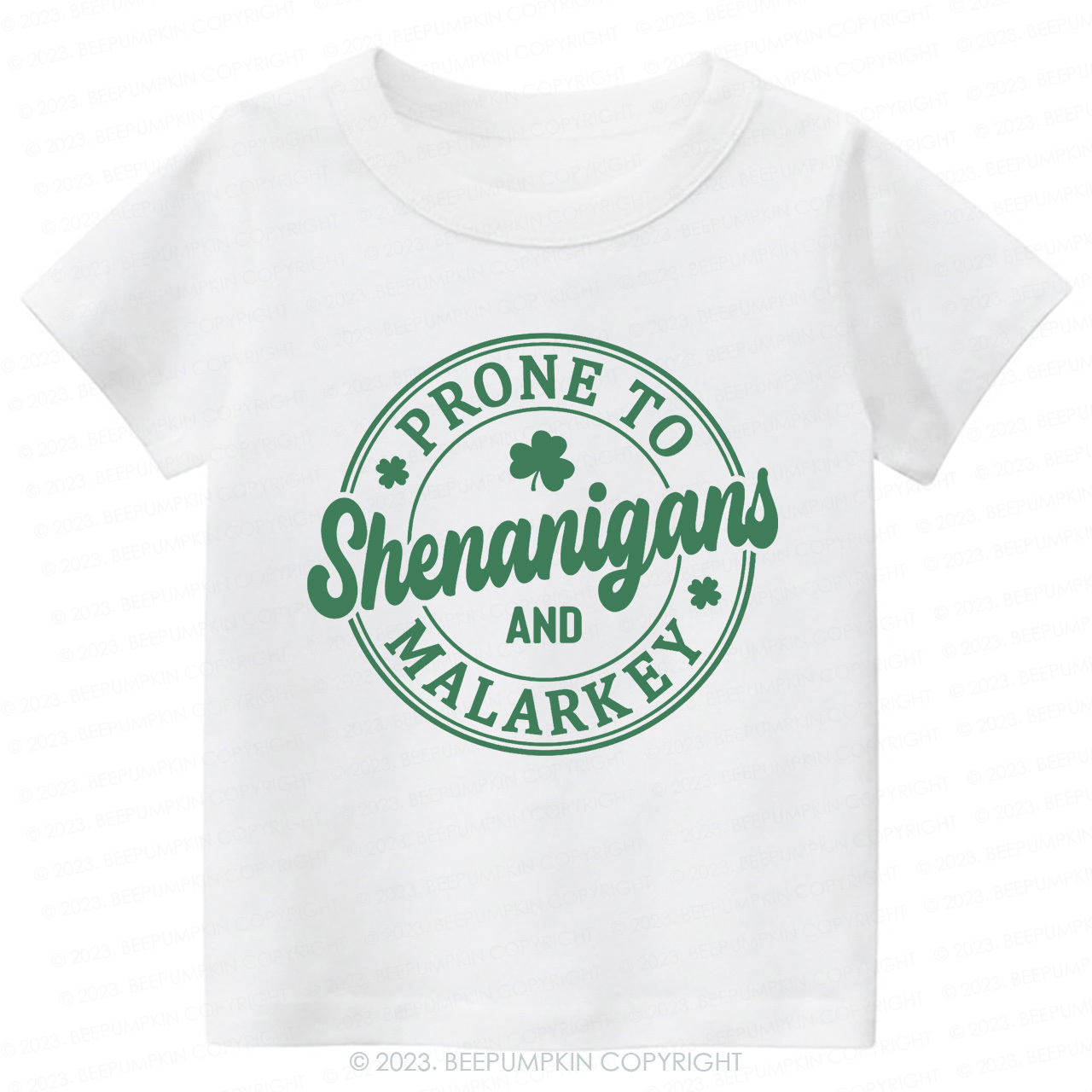 Prone To Shenanigans And Malarkey St.Patricks Day-Toddler&Kids Tees