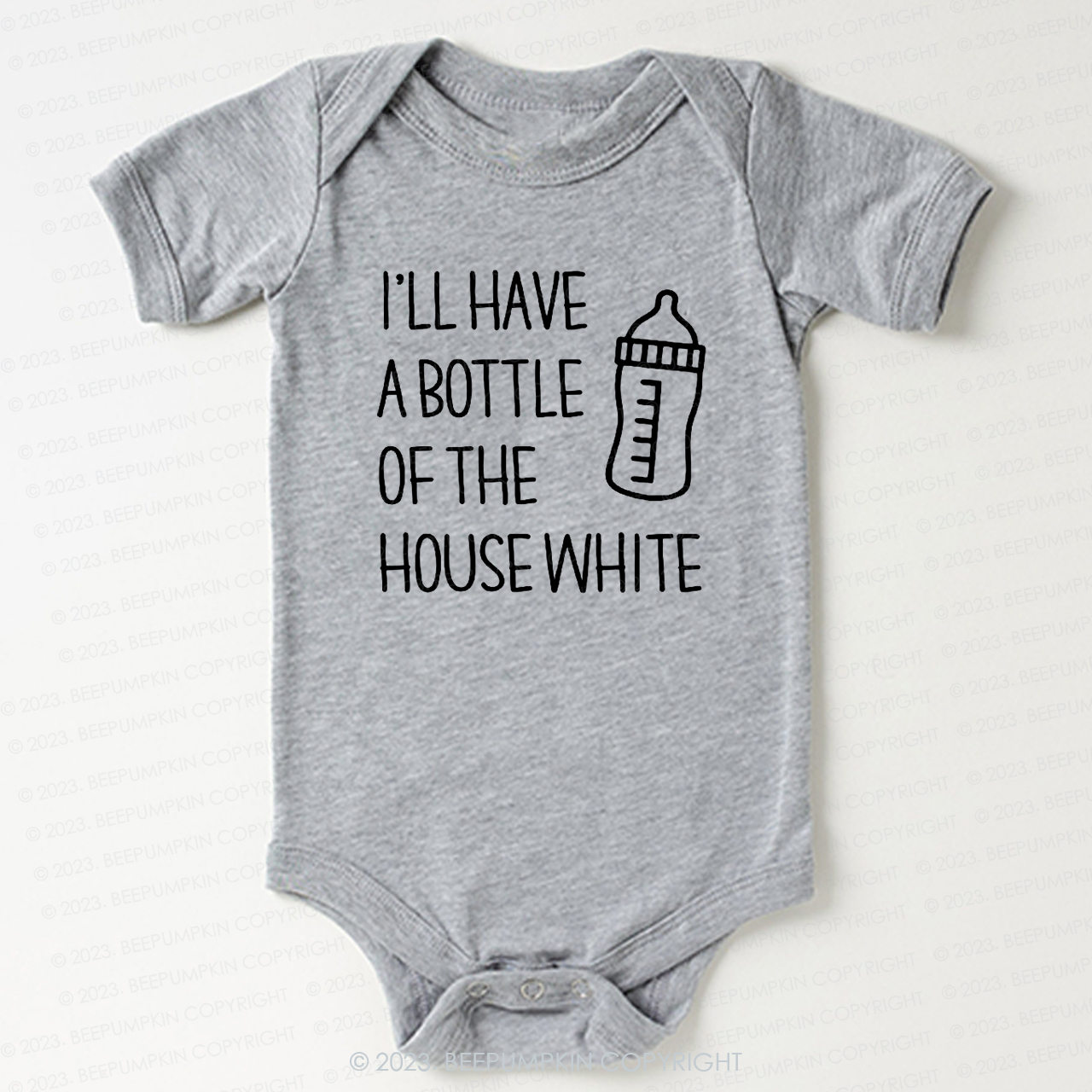 I'll Have A Bootle Of House White Bodysuit For Baby