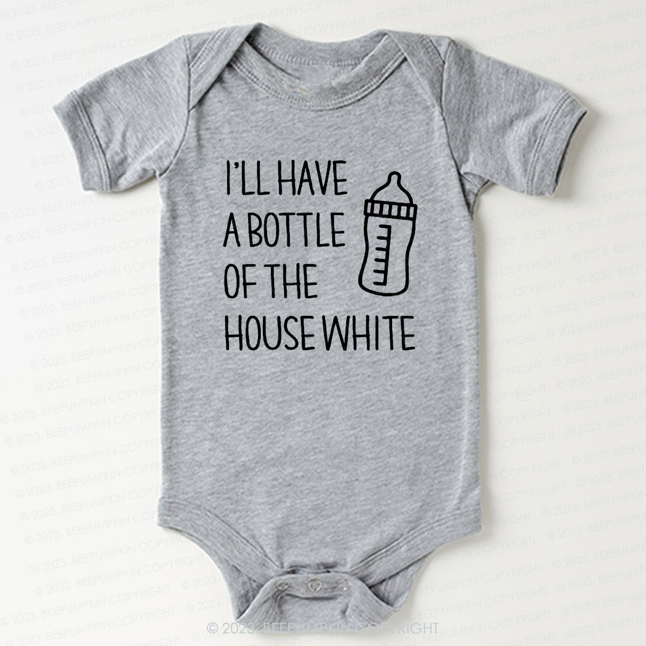 I'll Have A Bootle Of House White Bodysuit For Baby