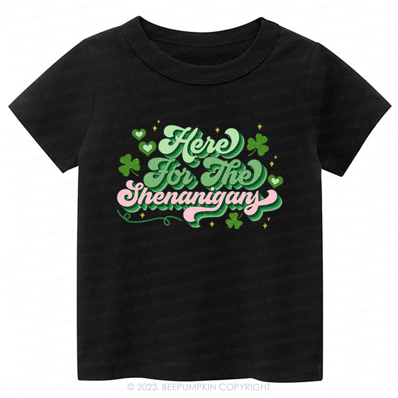 Here For The Shenanigans St.Patricks Day -Toddler Tees