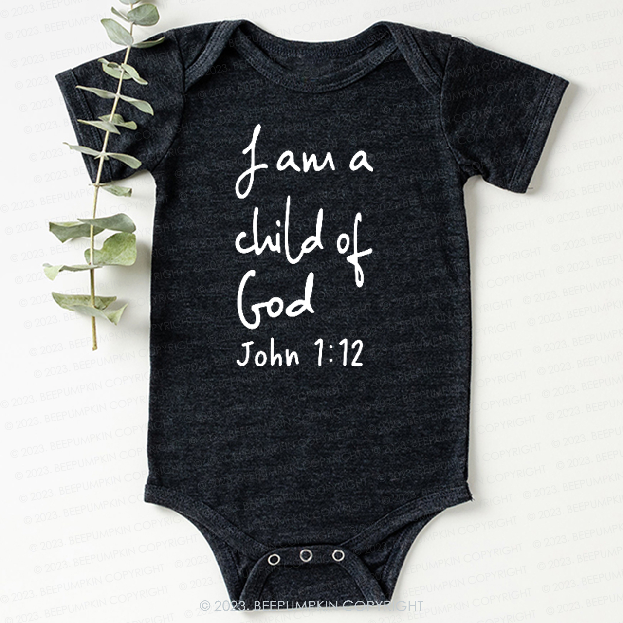 I Am A Child Of God Christian Easter Bodysuit For Baby
