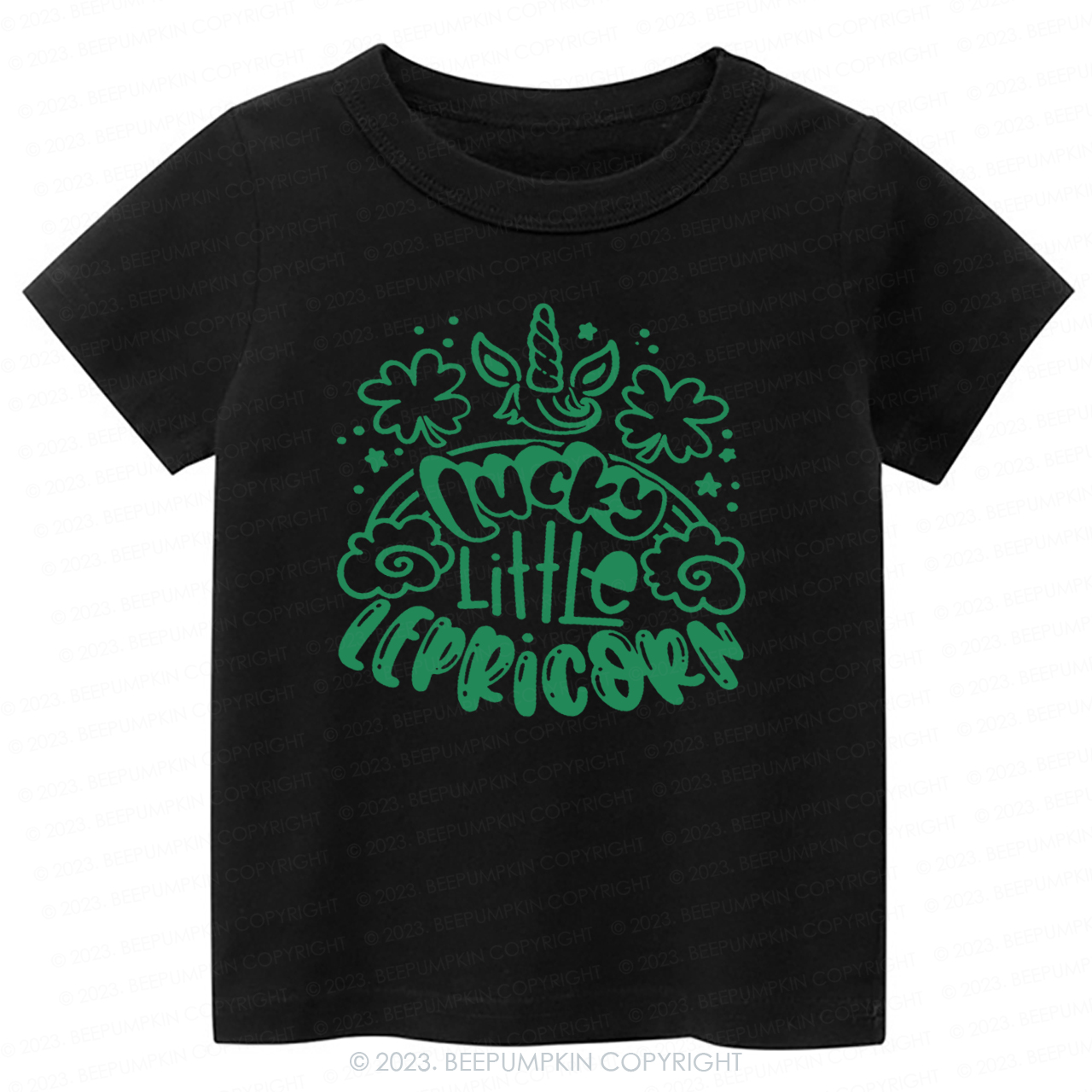 Lucky Little Lepricorn St.Patricks Day -Toddler Tees