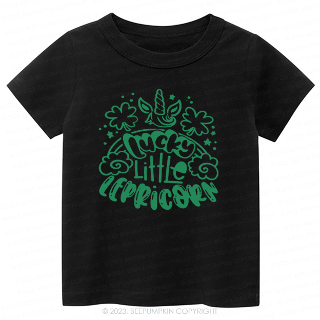 Lucky Little Lepricorn St.Patricks Day -Toddler Tees