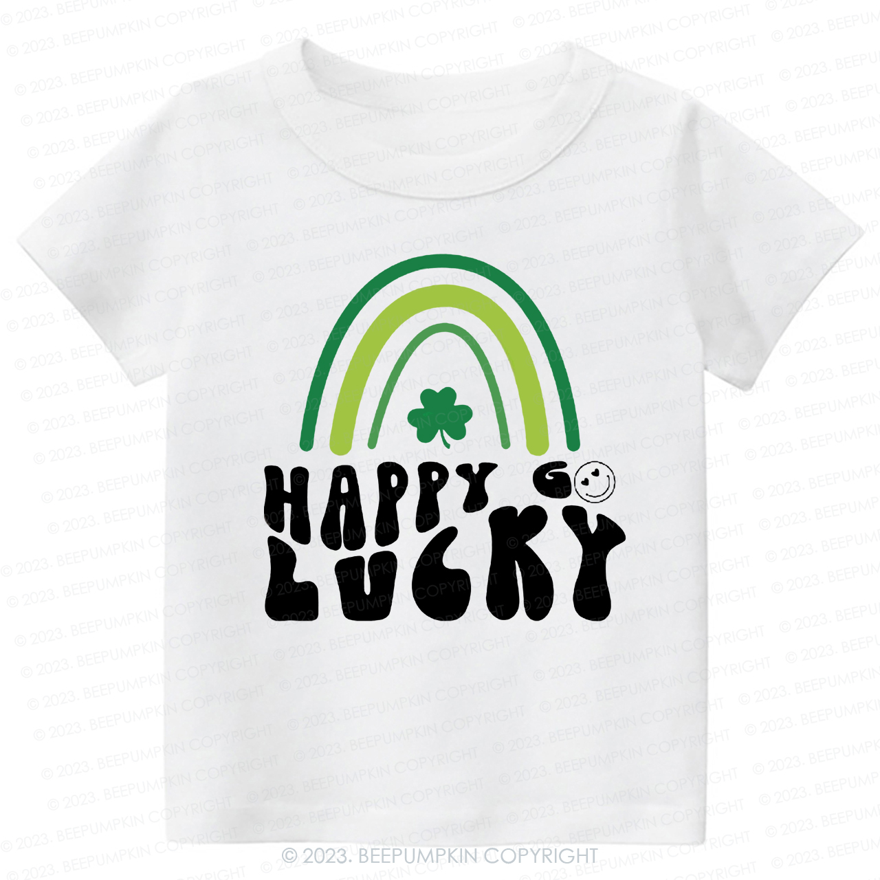 Happy Go lucky St.Patricks Day -Toddler Tees