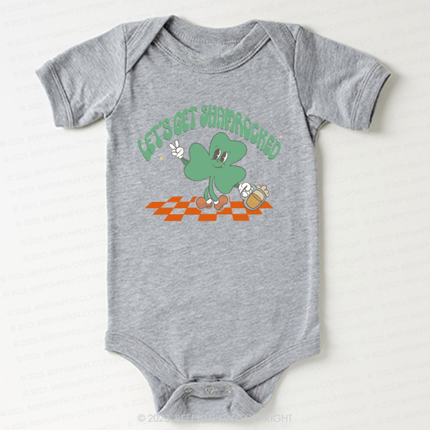 Let's Get Shamrock St.Patricks Day Bodysuit For Baby