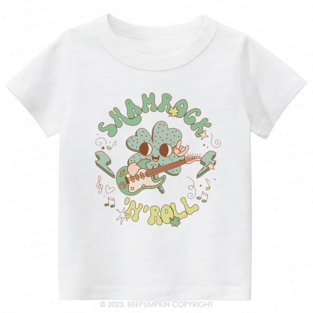 Shamrock N' Roll St.Patricks Day -Toddler Tees