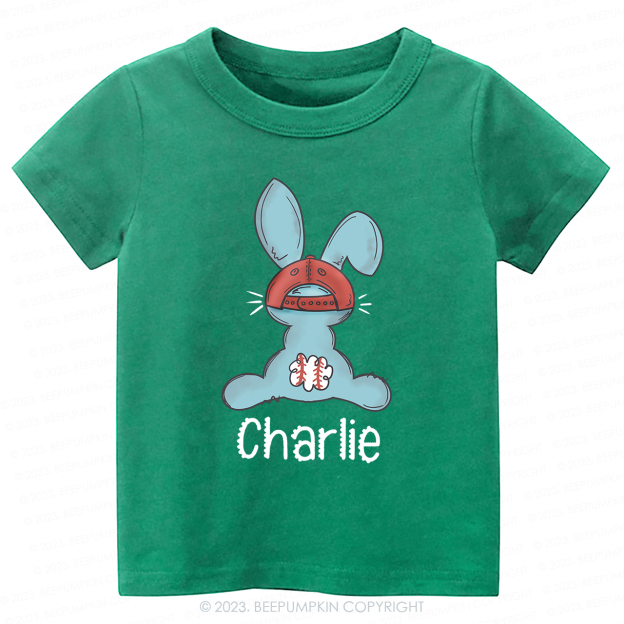 Baseball Easter Bunny-Toddler Tees