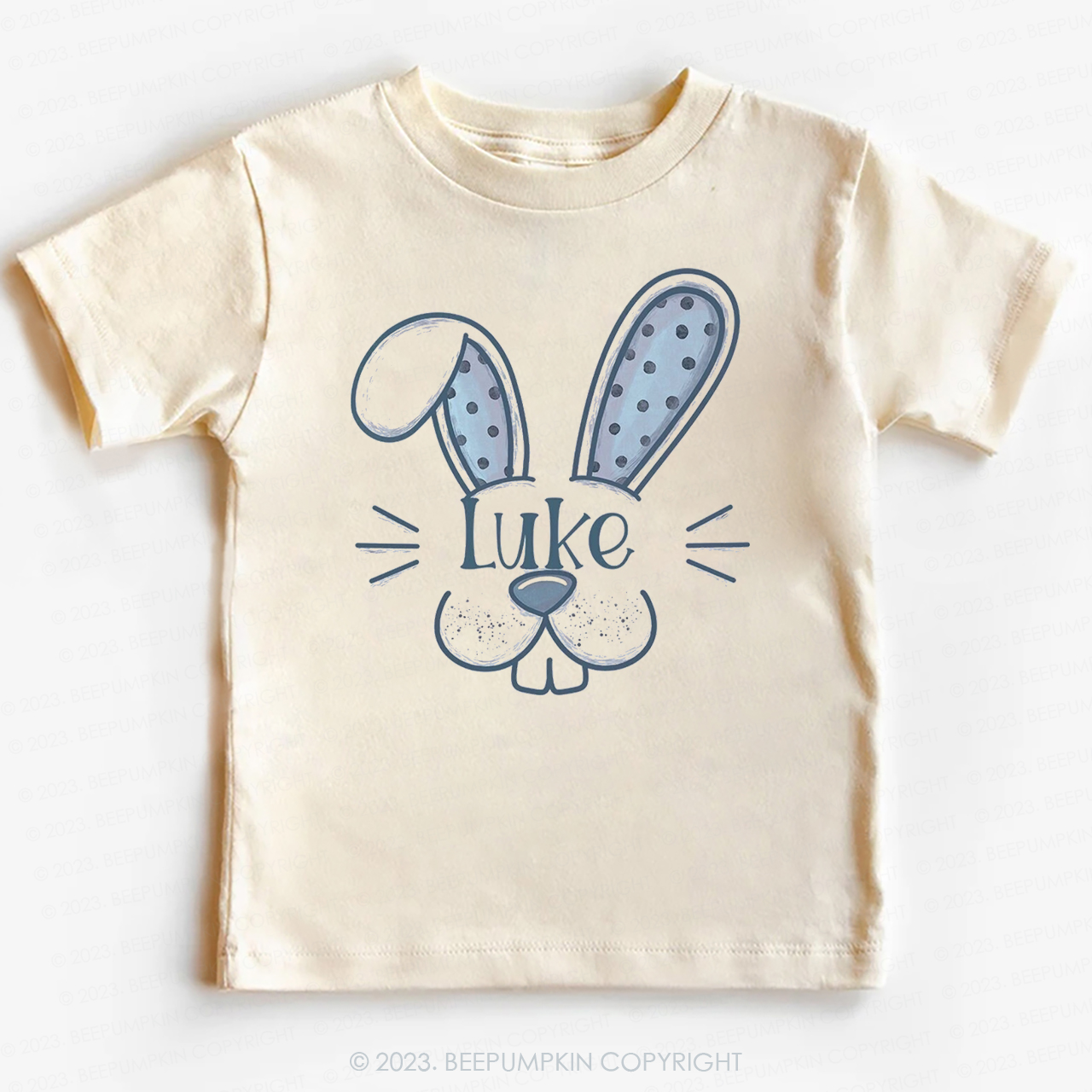 Custom Name Polka Dots Easter Boy -Toddler Tees