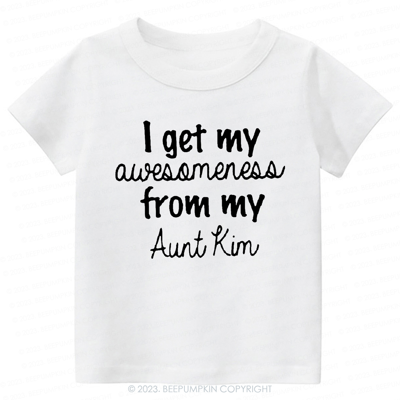 I Get My Awesomeness From My Aunt-Toddler Tees