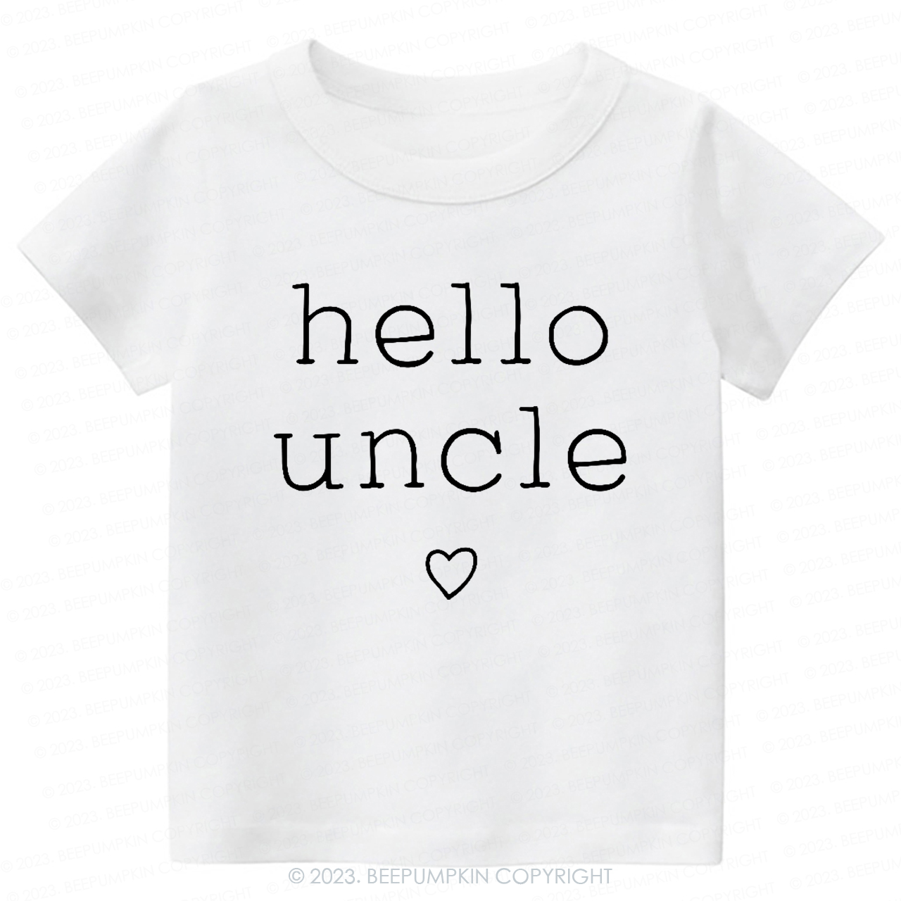Hello Uncle -Toddler Tees
