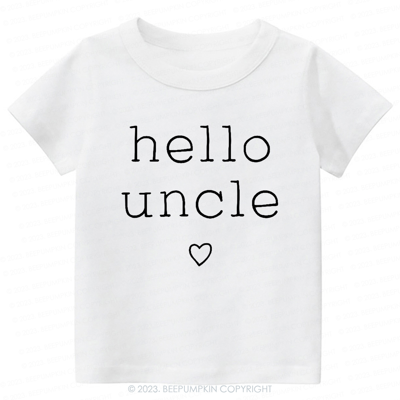 Hello Uncle -Toddler Tees