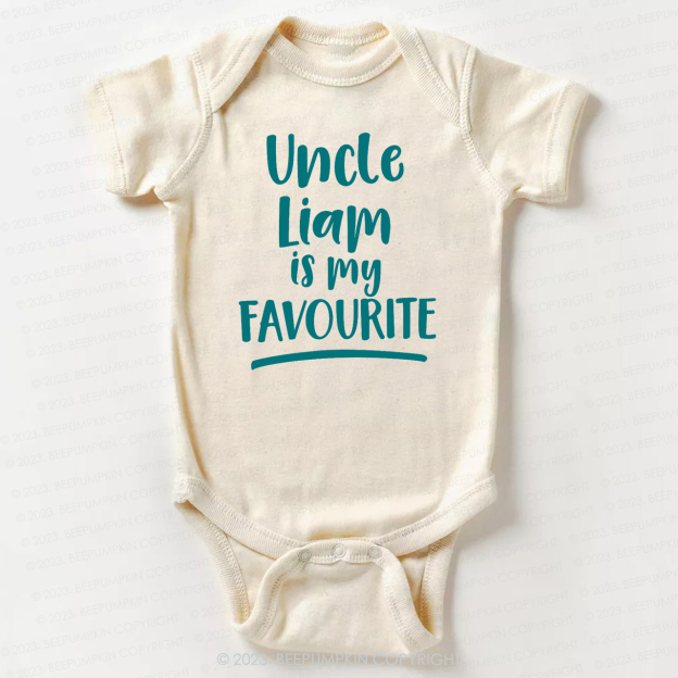 My Uncle Is My Favourite Bodysuit For Baby