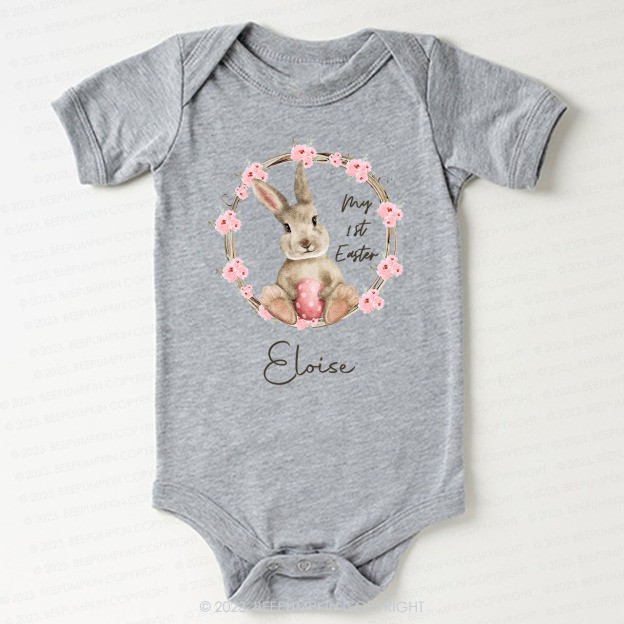 Personalized My First Easter Bunny Bodysuit For Baby